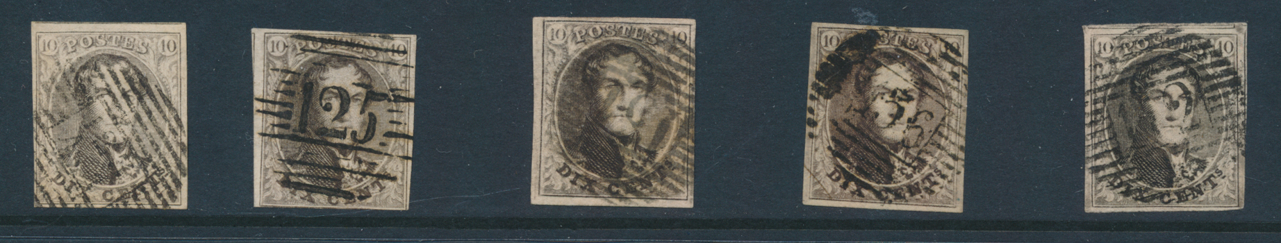 Lot 1032 - Epauletten 20 cent. Plaat II Perceptie -  Van Looy & Van Looy Sale #176 , Special Classic Europe