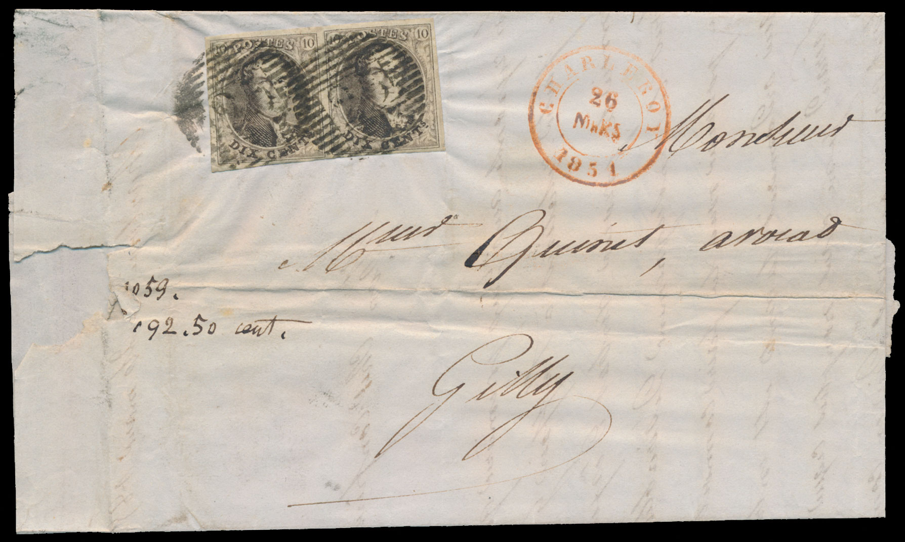 Lot 1034 - Epauletten 20 cent. Plaat II Perceptie -  Van Looy & Van Looy Sale #176 , Special Classic Europe