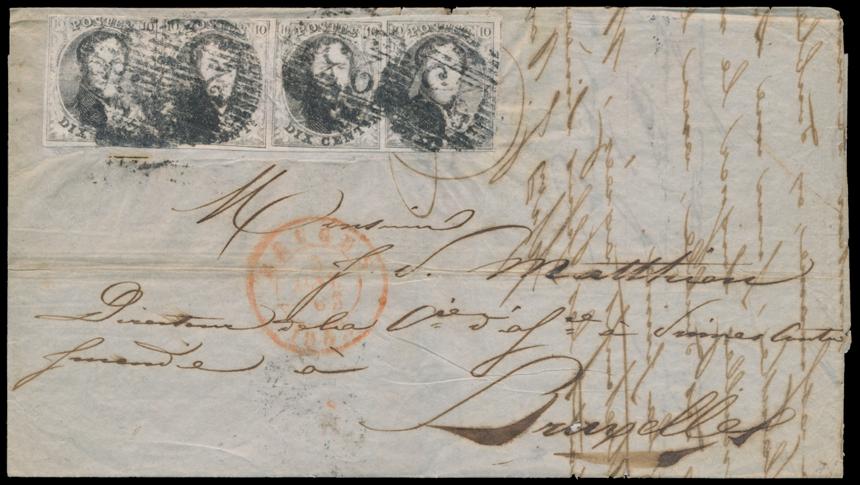 Lot 1036 - Epauletten 20 cent. Plaat II Perceptie -  Van Looy & Van Looy Sale #176 , Special Classic Europe