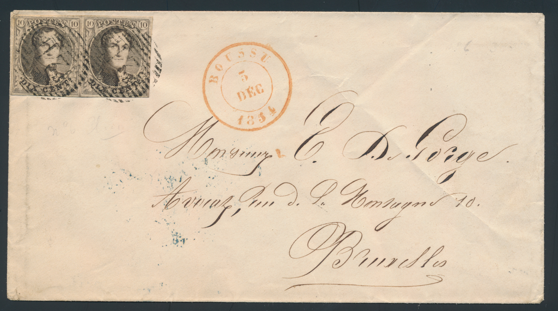 Lot 1039 - Epauletten 20 cent. Plaat II Perceptie -  Van Looy & Van Looy Sale #176 , Special Classic Europe