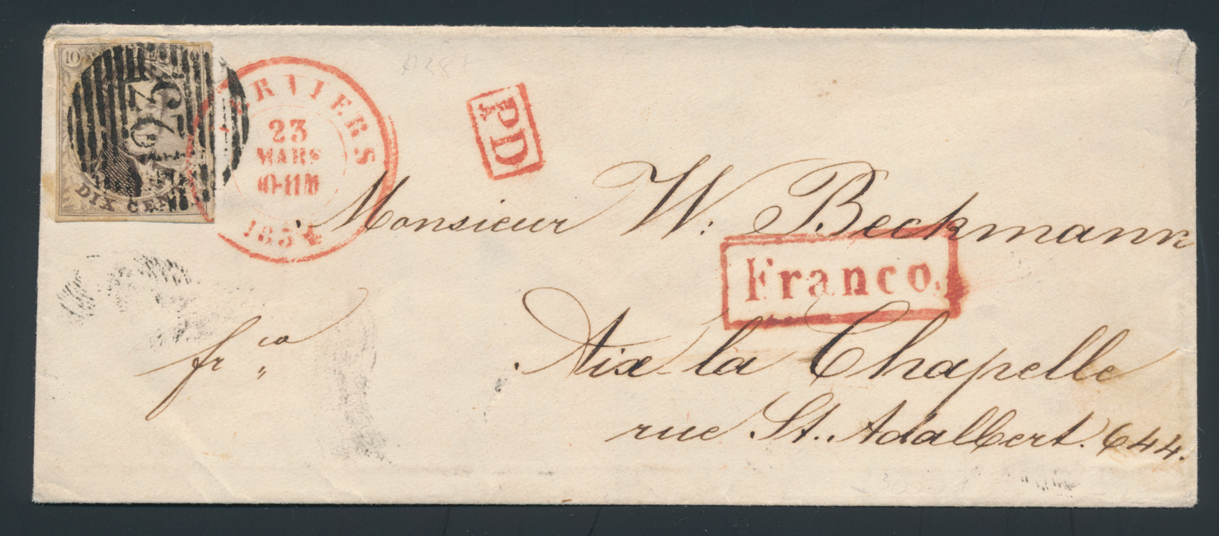 Lot 1041 - Epauletten 20 cent. Plaat II Perceptie -  Van Looy & Van Looy Sale #176 , Special Classic Europe