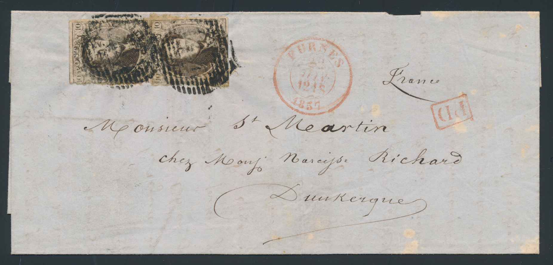 Lot 1044 - Epauletten 20 cent. Plaat II Perceptie -  Van Looy & Van Looy Sale #176 , Special Classic Europe