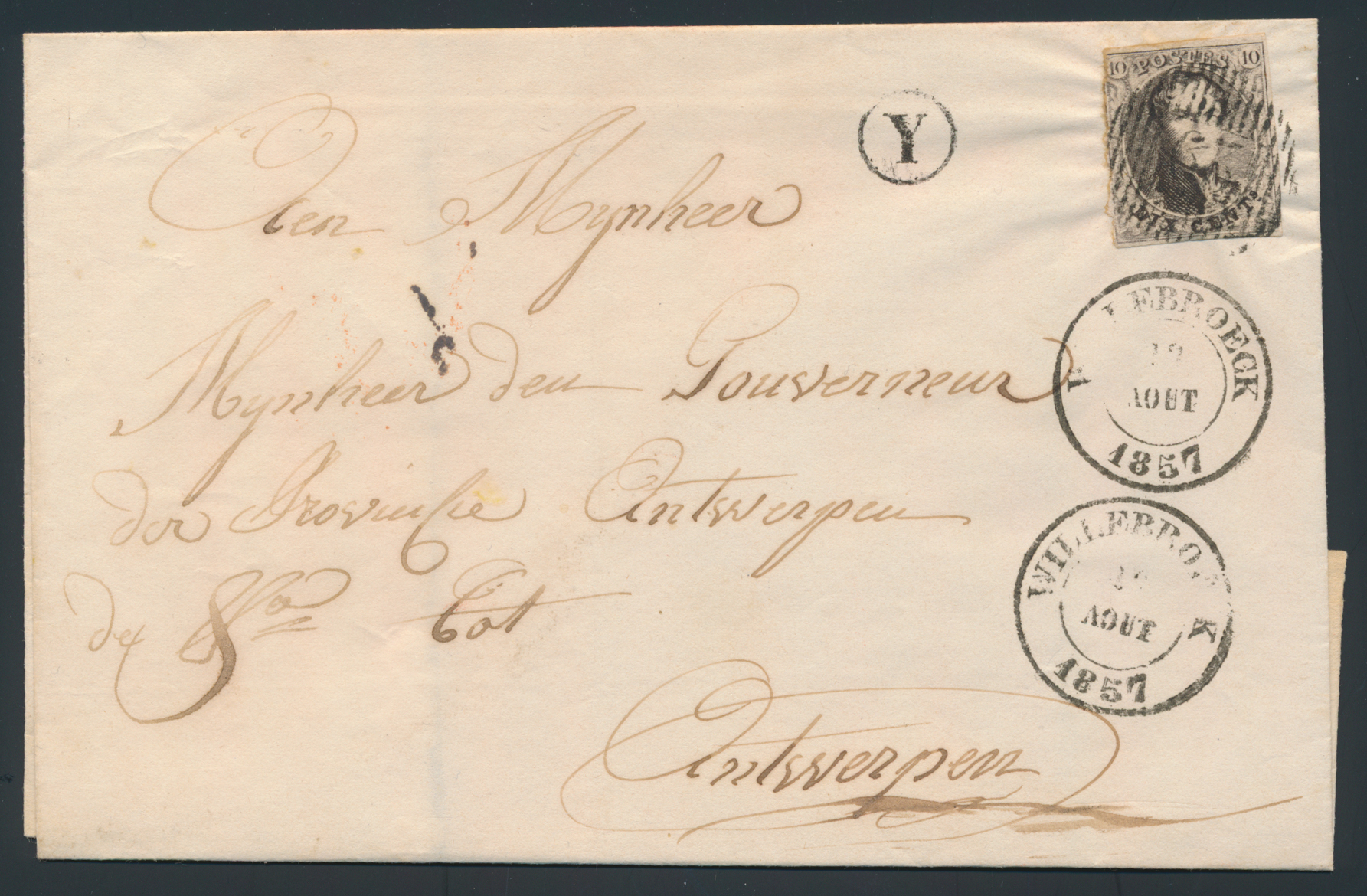 Lot 1045 - Epauletten 20 cent. Plaat II Perceptie -  Van Looy & Van Looy Sale #176 , Special Classic Europe