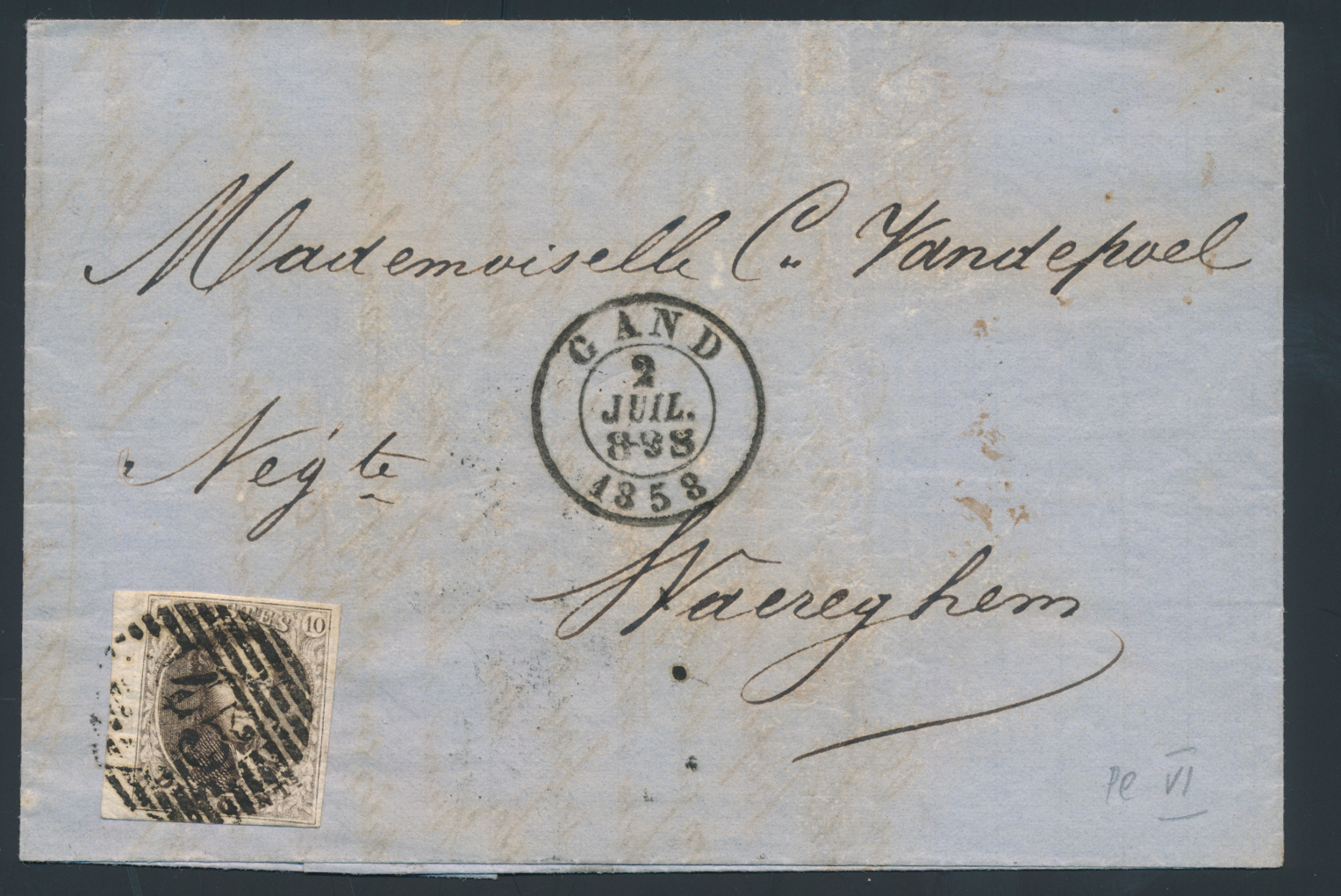 Lot 1050 - Epauletten 20 cent. Plaat II Perceptie -  Van Looy & Van Looy Sale #176 , Special Classic Europe