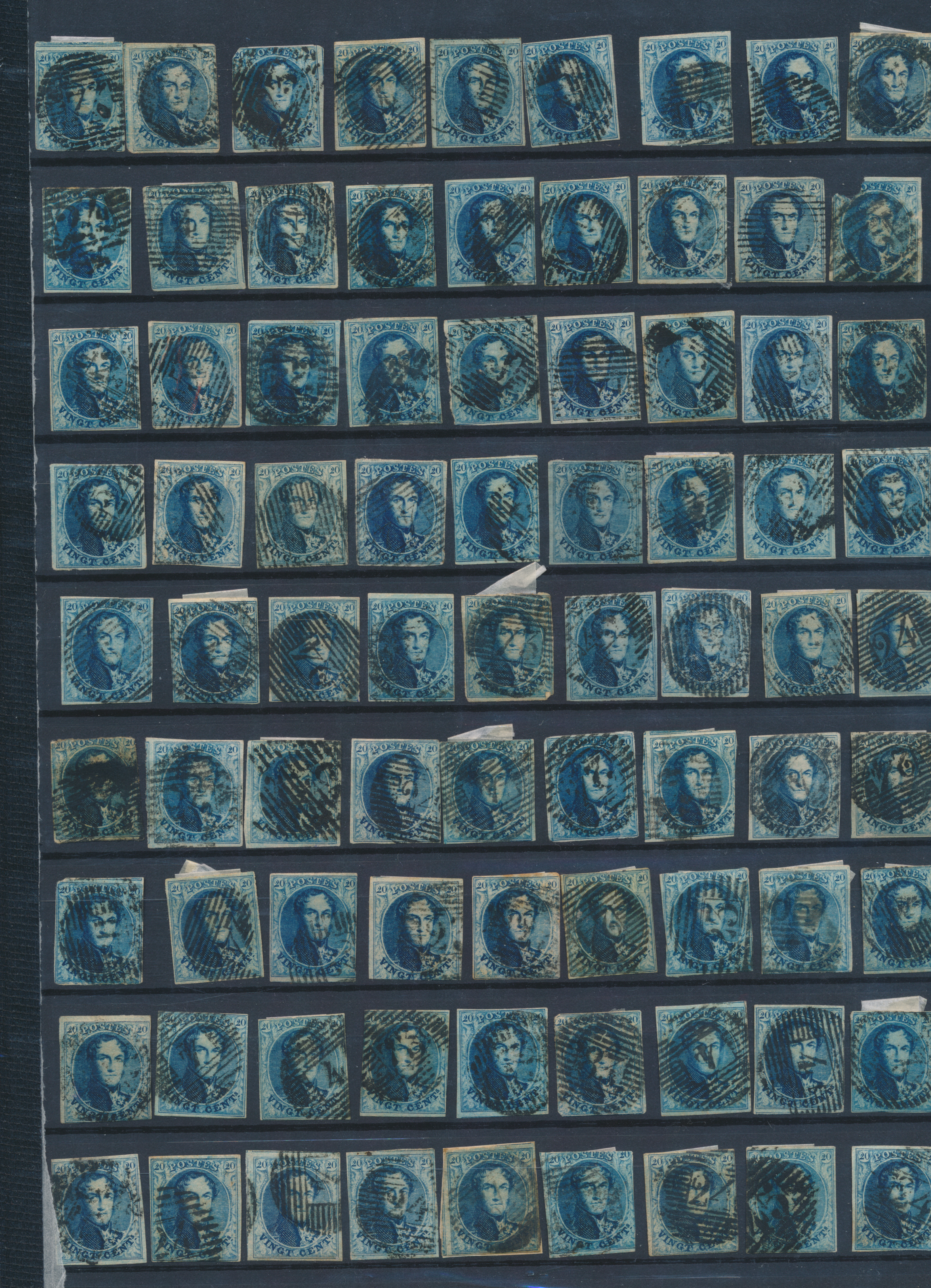Lot 1155 - Medaillons wmk. in kader 10 cent. Perceptie - Van Looy & Van Looy Sale #176 , Special Classic Europe Lot 1155 - Medaillons wmk. in kader 10 cent. Perceptie - Van Looy & Van Looy Sale #176 , Special Classic Europe