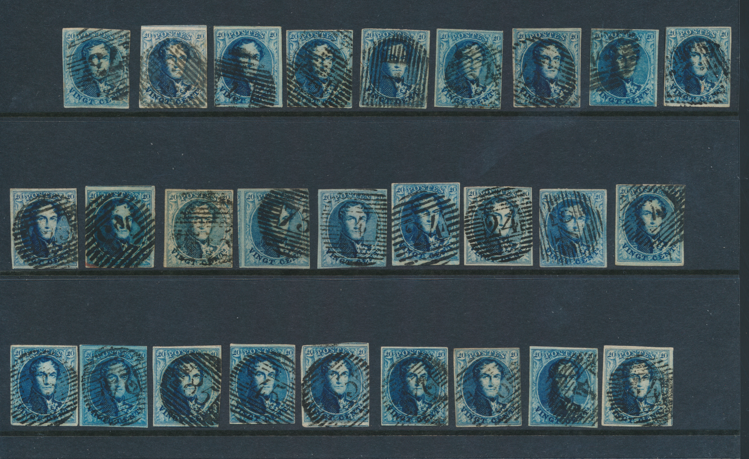 Lot 1157 - Medaillons wmk. in kader 10 cent. Perceptie - Van Looy & Van Looy Sale #176 , Special Classic Europe Lot 1157 - Medaillons wmk. in kader 10 cent. Perceptie - Van Looy & Van Looy Sale #176 , Special Classic Europe