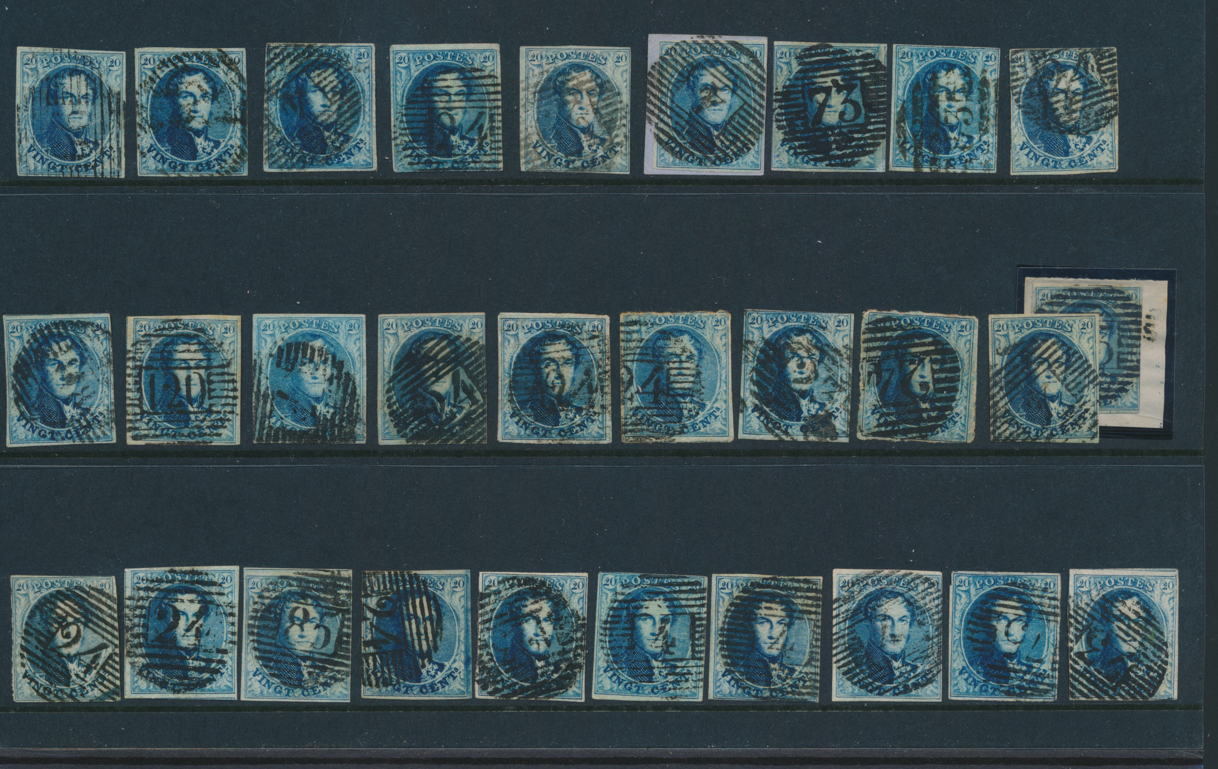 Lot 1159 - Medaillons wmk. in kader 10 cent. Samenstellingen - Van Looy & Van Looy Sale #176 , Special Classic Europe Lot 1159 - Medaillons wmk. in kader 10 cent. Samenstellingen - Van Looy & Van Looy Sale #176 , Special Classic Europe
