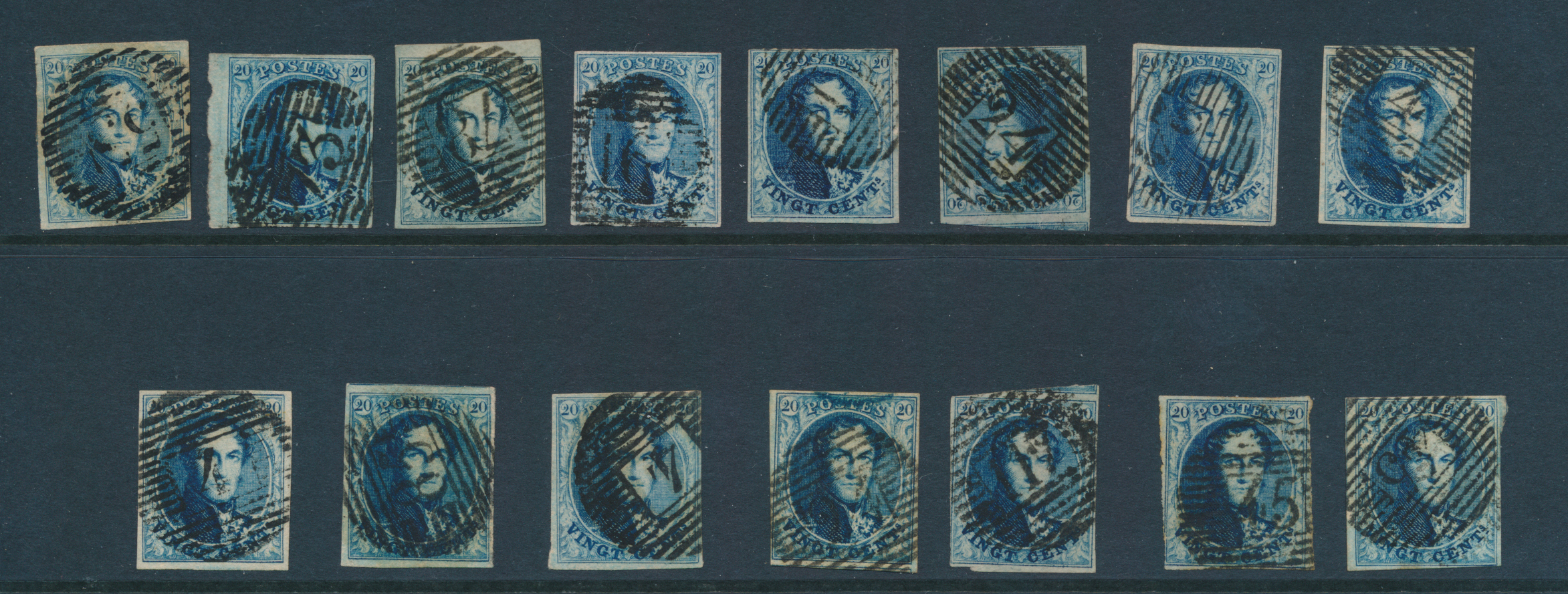 Lot 1163 - Medaillons wmk. in kader 10 cent. Samenstellingen - Van Looy & Van Looy Sale #176 , Special Classic Europe Lot 1163 - Medaillons wmk. in kader 10 cent. Samenstellingen - Van Looy & Van Looy Sale #176 , Special Classic Europe