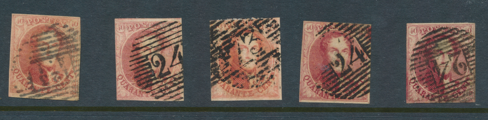 Lot 1170 - Medaillons wmk. in kader 20 cent. Perceptie - Van Looy & Van Looy Sale #176 , Special Classic Europe Lot 1170 - Medaillons wmk. in kader 20 cent. Perceptie - Van Looy & Van Looy Sale #176 , Special Classic Europe
