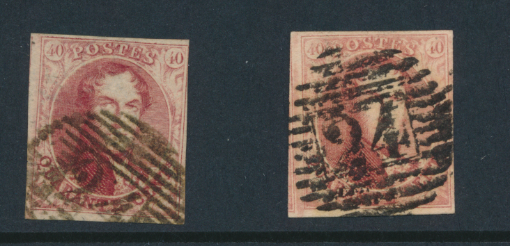 Lot 1179 - Medaillons wmk. in kader 20 cent.  Perceptie -  Van Looy & Van Looy Sale #176 , Special Classic Europe