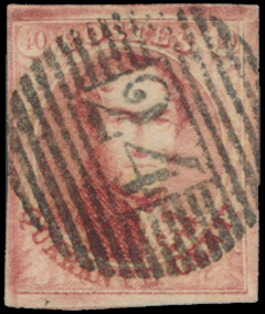 Lot 1182 - Medaillons wmk. in kader 20 cent.  Perceptie -  Van Looy & Van Looy Sale #176 , Special Classic Europe