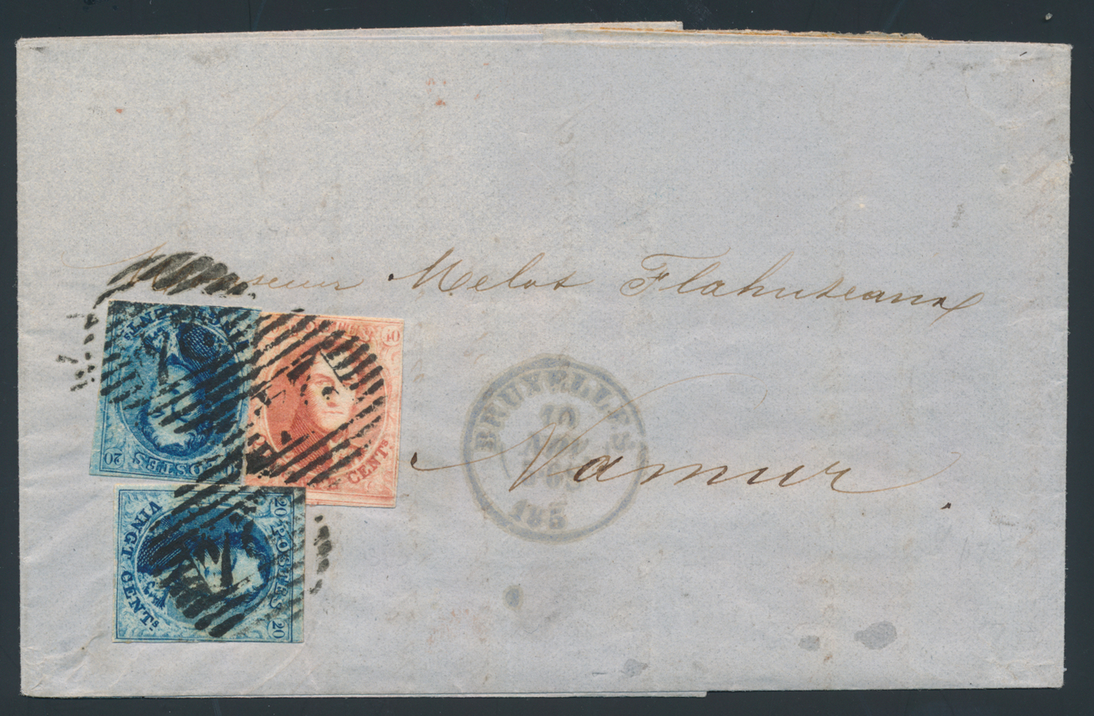 Lot 1194 - Medaillons wmk. in kader 40 cent.  Perceptie -  Van Looy & Van Looy Sale #176 , Special Classic Europe