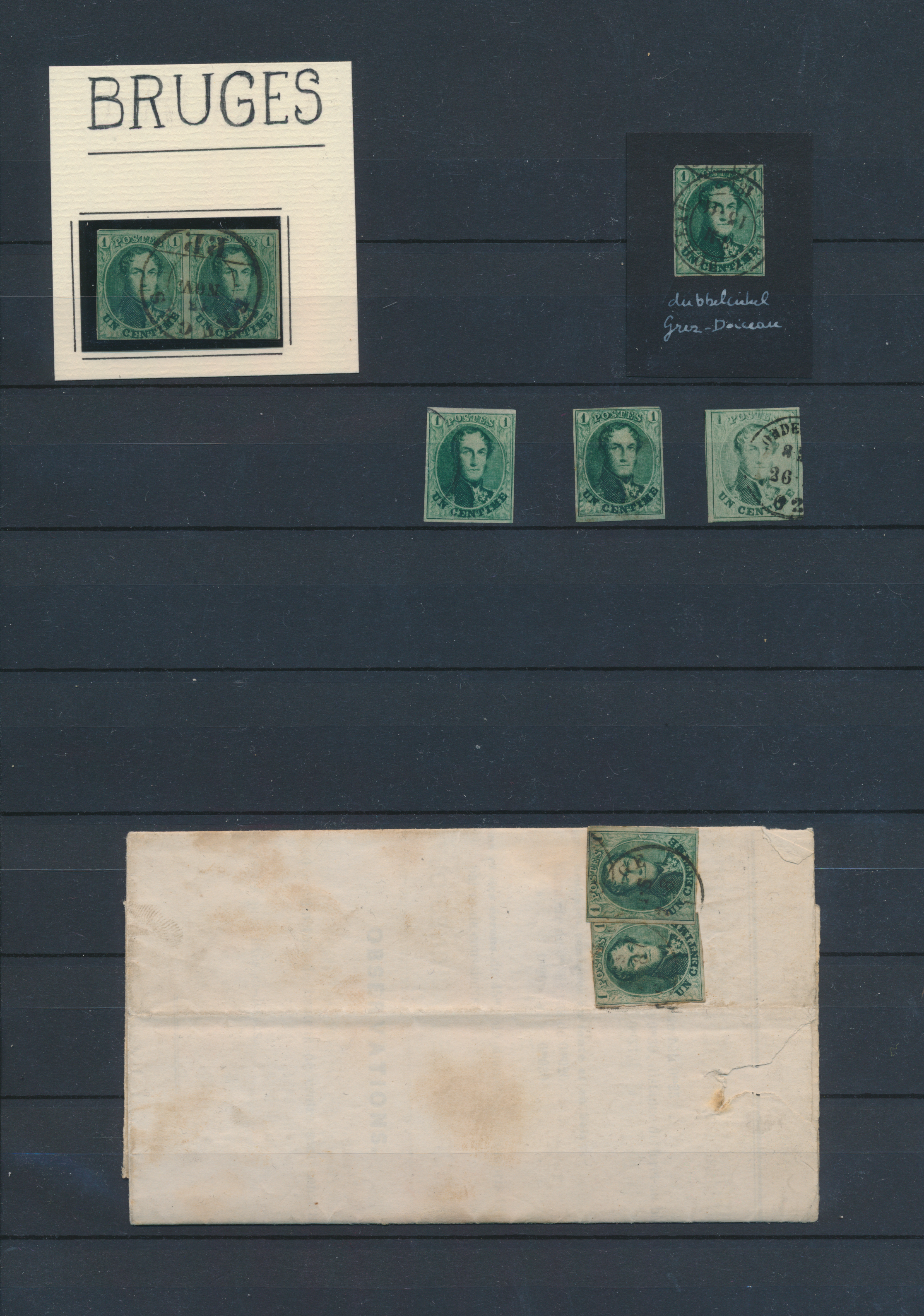 Lot 1225 - Medaillons wmk. zonder kader 10 cent. Perceptie - Van Looy & Van Looy Sale #176 , Special Classic Europe Lot 1225 - Medaillons wmk. zonder kader 10 cent. Perceptie - Van Looy & Van Looy Sale #176 , Special Classic Europe