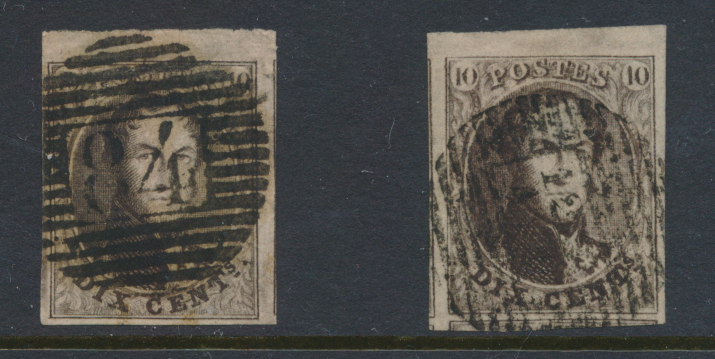 Lot 1245 - Medaillons wmk. zonder kader 10 cent. Distributie en speciale stempels - Van Looy & Van Looy Sale #176 , Special Classic Europe Lot 1245 - Medaillons wmk. zonder kader 10 cent. Distributie en speciale stempels - Van Looy & Van Looy Sale #176 , Special Classic Europe