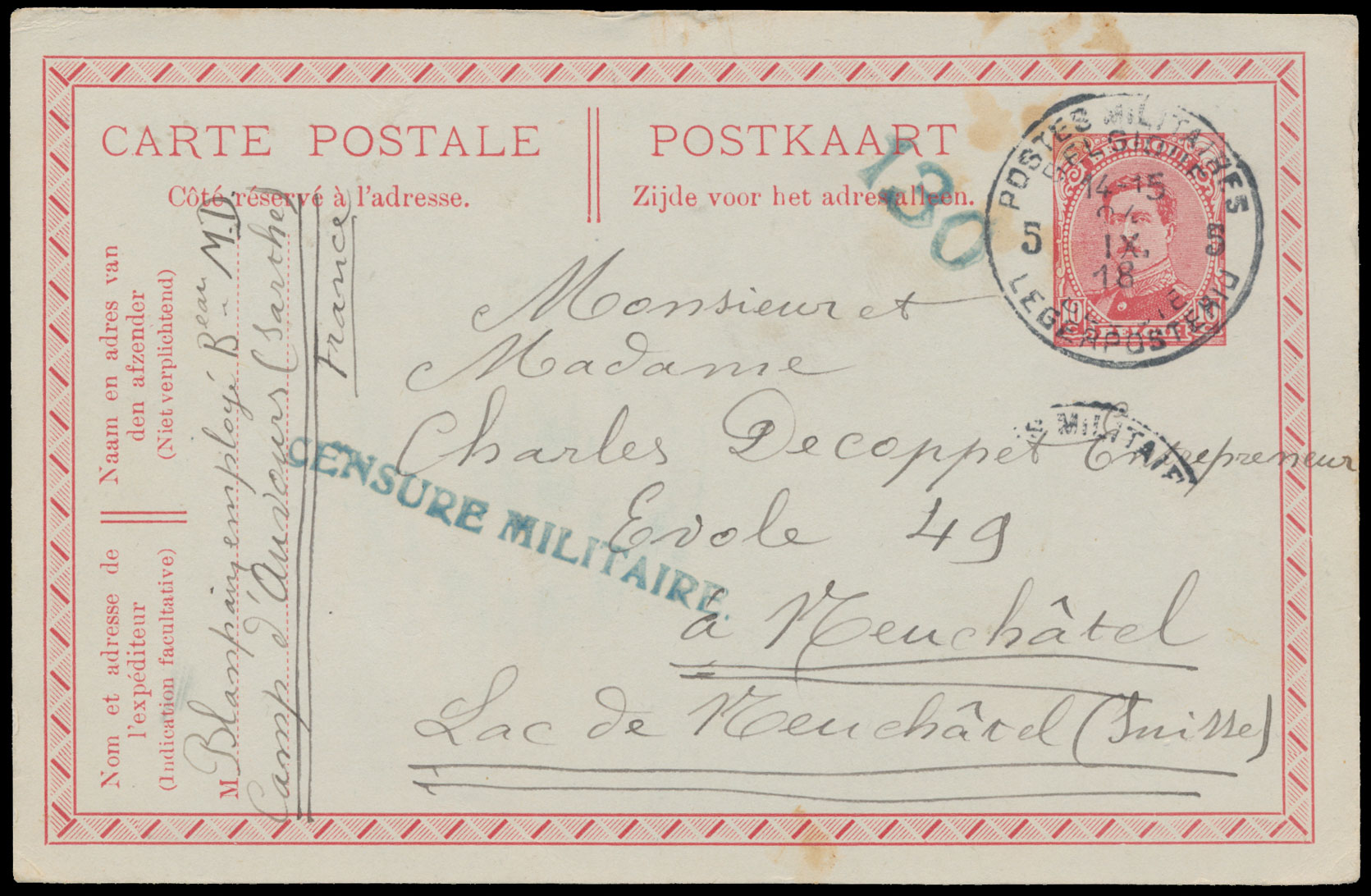 Lot 2013 - Uitgifte 1907 Wapenschild - Van Looy & Van Looy Sale #176 , Special Classic Europe Lot 2013 - Uitgifte 1907 Wapenschild - Van Looy & Van Looy Sale #176 , Special Classic Europe
