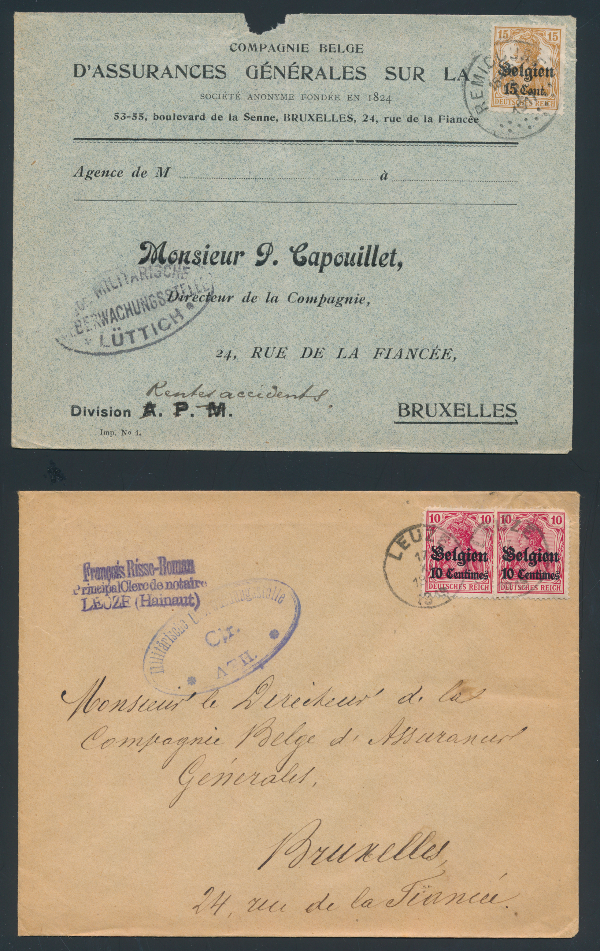 Lot 2018 - Uitgifte 1907 Wapenschild - Van Looy & Van Looy Sale #176 , Special Classic Europe Lot 2018 - Uitgifte 1907 Wapenschild - Van Looy & Van Looy Sale #176 , Special Classic Europe