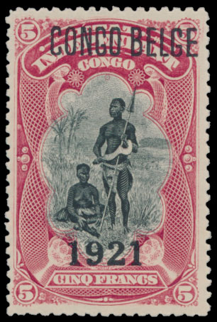 Lot 3460 - Congo Free State 1886 Issue 1st Issue Leopold II - Van Looy & Van Looy Sale #176 , Special Classic Europe Lot 3460 - Congo Free State 1886 Issue 1st Issue Leopold II - Van Looy & Van Looy Sale #176 , Special Classic Europe